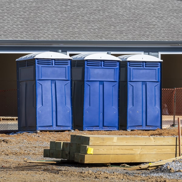 what is the expected delivery and pickup timeframe for the porta potties in Como MS